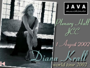 DIana Krall web banner for Java Musikindo screenshot