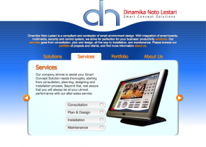 DNL website screenshot 1