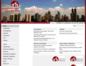 IAI Jakarta website screenshot 1