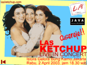 Las Ketchup web banner for Java Musikindo screenshot