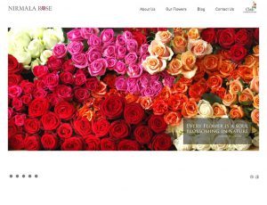 Nirmala Rose website screenshot 2