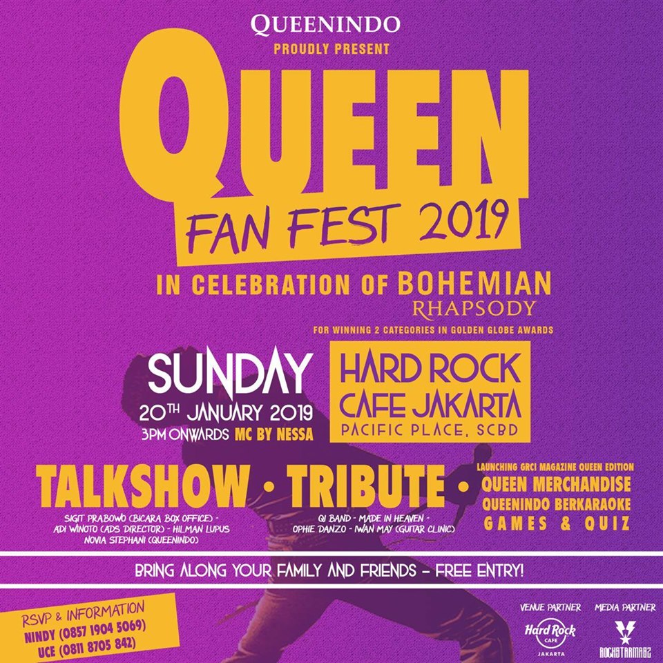 QUEEN FAN FEST 2019 - Poster