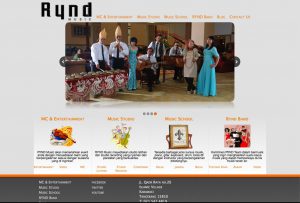 RYND Music website screenshot 1